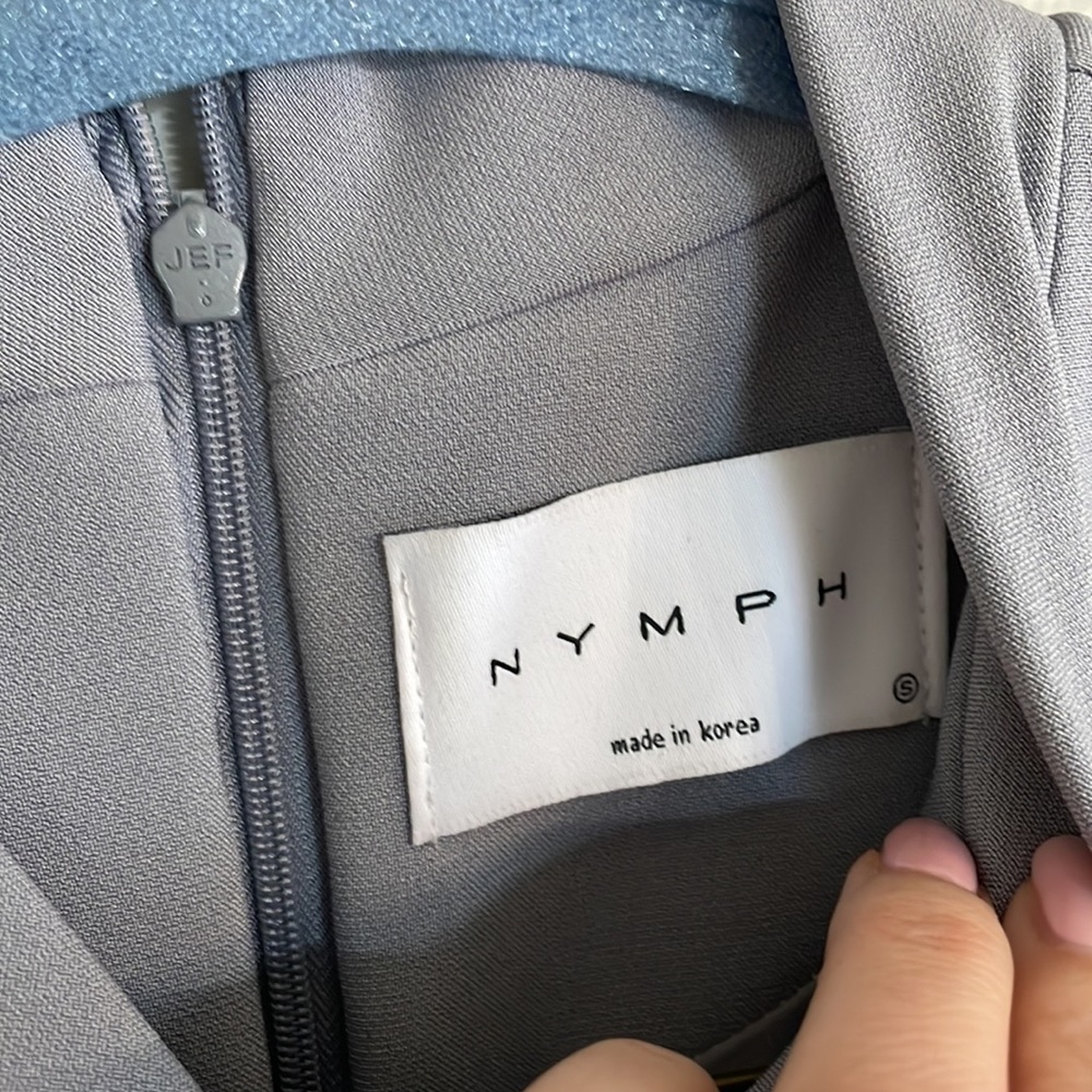 NYMPH gray dress - Picture 5 of 7
